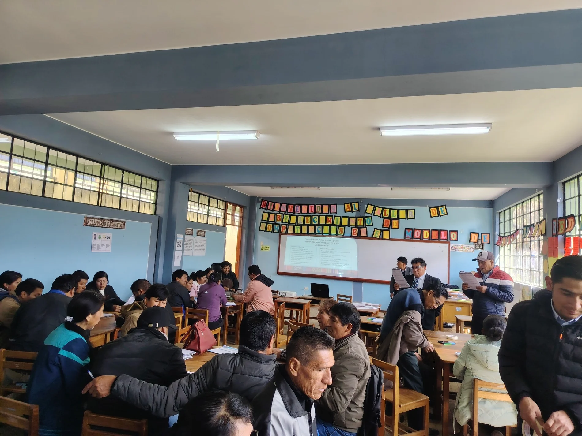 Participación activa de docentes